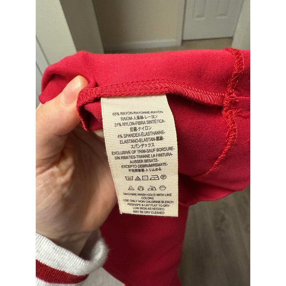 Free People Sweet Talk Ruffle Coquette Mini Dress In Raspberry Size Small - Picture 7 of 7